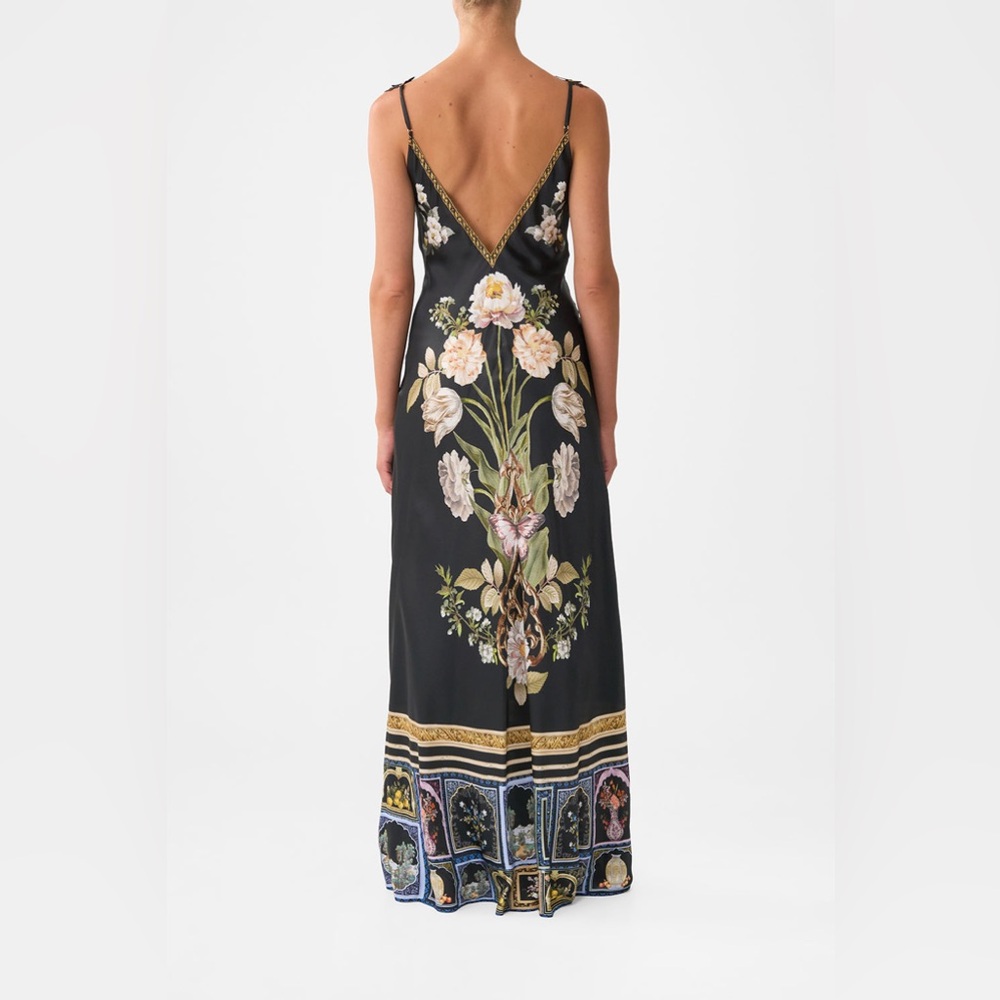 CAMILLA V Neck Full Length Bias Slip Dress
Ottoman Elegance,BRAND NEW,small,$895 - Picture 12 of 17
